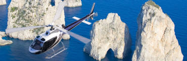 Faraglioni Felsen Capri Hubschrauberflug